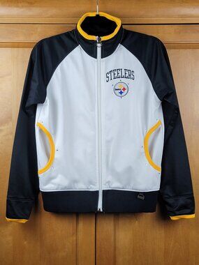 Women's Vintage 2007 Reebok NFL Pittsburgh Steelers Bling Track Jacket - M